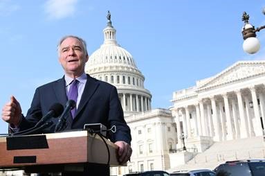 VIDEO/PHOTOS: KAINE WELCOMES FIRST GROUP OF AFGHAN SIV APPLICANTS TO FORT LEE